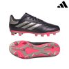 Adidas Football boots copa pure 2 club fxg j firm ground (Colour: Black/Silver, Size: 1)