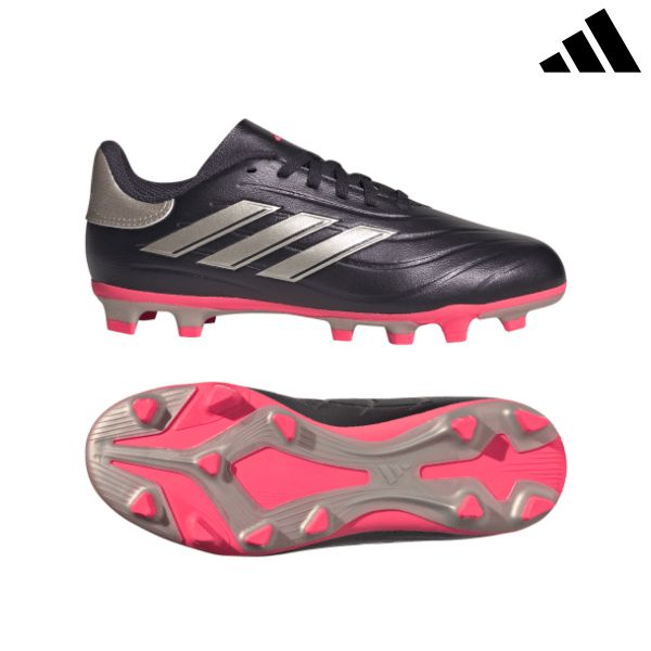 Adidas Football boots copa pure 2 club fxg j firm ground (Colour: Black/Silver, Size: 1)