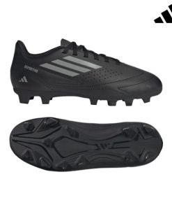 Adidas Football boots deportivo iii fxg j firm ground (Size: 1, Colour: Black/Silver)