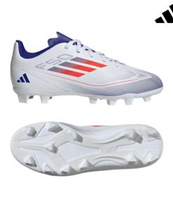 Adidas Football boots f50 club fxg j firm ground (Size: 1, Colour: White)