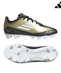 Adidas Football boots f50 club fxg j messi firm ground (Size: 1, Colour: Gold)