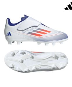 Adidas Football boots f50 club vel fxg j firm ground (Size: 1, Colour: White)