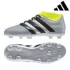 Adidas Football boots fg/ag ace 16.3 primemesh moulded jnr (Colour: Silver/Black/Flo Green, Size: 10.5)