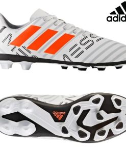 Adidas Football Boots Fxg Nemeziz Messi 17.4 Moulded Jnr (Colour: Grey/Black, Size: 10)