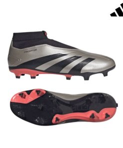 Adidas Football boots predator league ll fg firm ground (Size: 5, Colour: Silver/Black/Orange)
