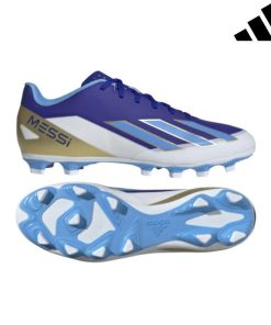 Adidas Football boots x crazyfast club fxg messi firm ground (Size: 4, Colour: Royal/Gold/White)