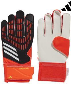 Adidas Goalkeeper gloves pred gl trn j (Colour: White/Black/Orange, Size: 5)