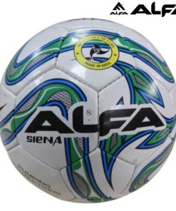 Alfa Football siena pvc 32 panel #5 (Size: 5, Colour: White/Green)