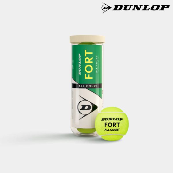 Dunlop Tennis ball fort all court low altitude black top (tin of 3) 9602135ha/601315/601605 tin of 3