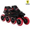 Ferrari Skates In-Line Adjustable Speed (Colour: Black, Size: 43)