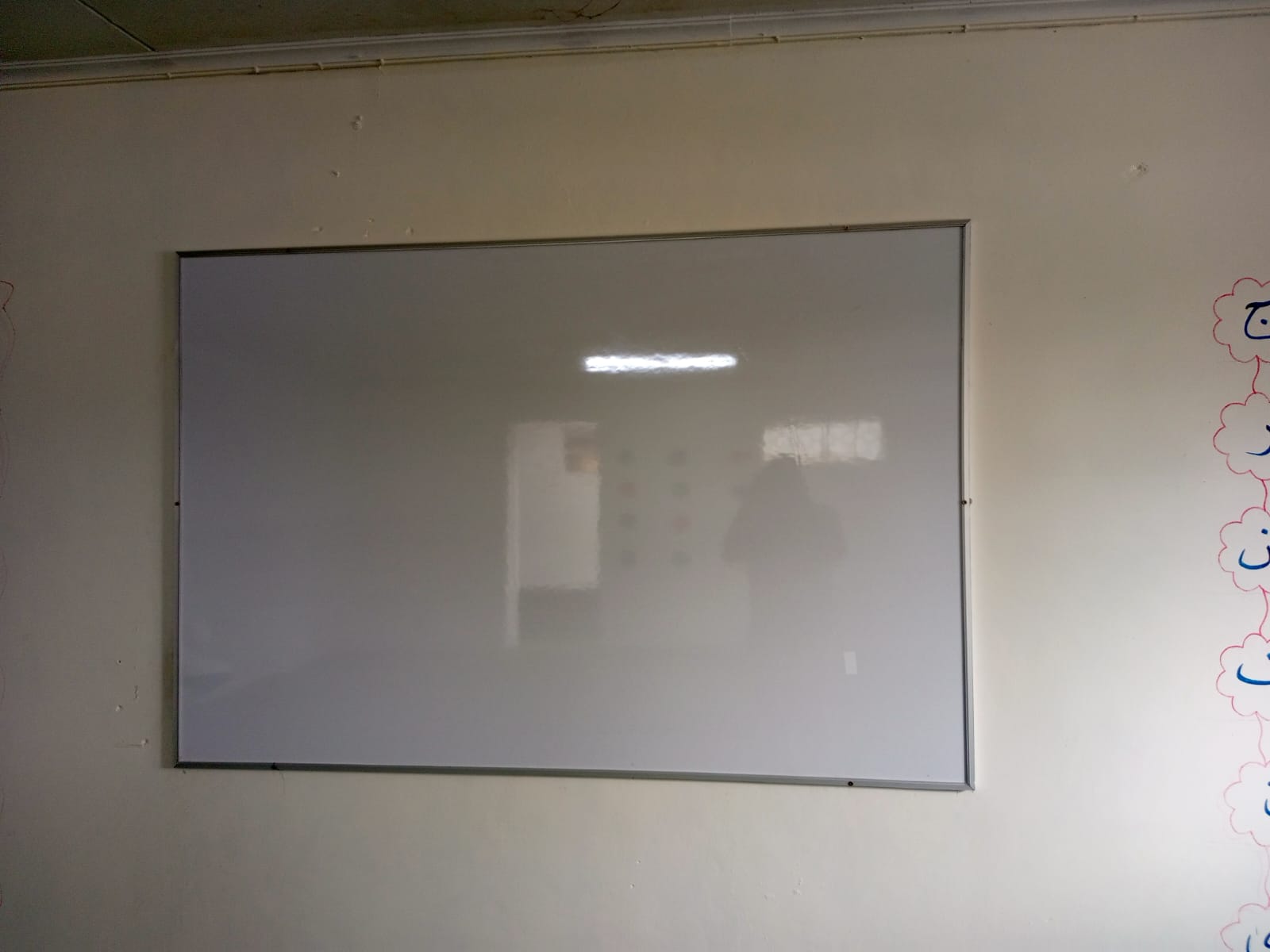 Heavy Duty Dry Erase White Board 180cm x 120cm (6ft x 4ft)