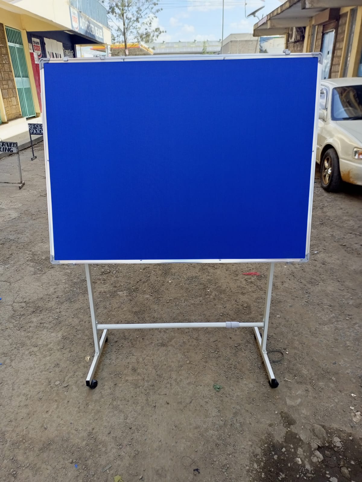 Heavy Duty Free Standing Notice Board 180cm x 120cm (6ft x 4ft)
