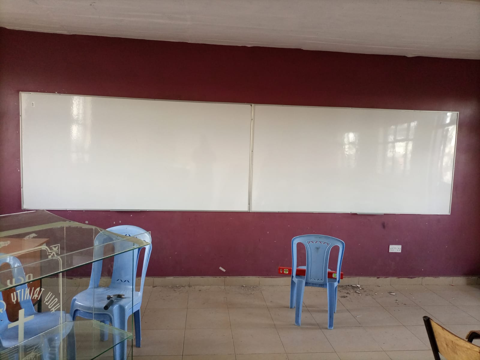 Heavy Duty Whiteboard 2.4m x 1.2m (8ft x 4ft)