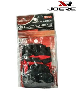 Joerex Gloves Sports Recreational (Colour: Black/Red, Size: M)