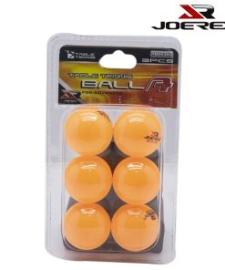 Joerex Table Tennis Ball Orange/Wht (Pkt Of 6) (Colour: Orange)