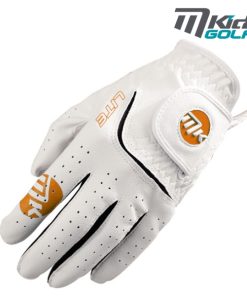 Mkids Golf gloves left hand junior (Colour: White/Orange, Size: S)