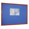 Notice Board With Wooden Frame 90cm x 60cm