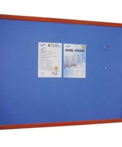 Notice Board With Wooden Frame 90cm x 60cm