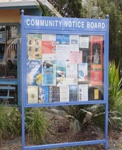 Outdoor Lockable Notice Board 240cm x 120cm (8ft x 4ft)