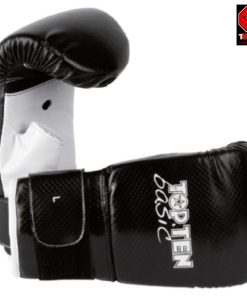 Top Ten Punching Mitts Boxing Bag M/O A/Leather (Colour: Black/White, Size: L)