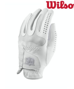 Wilson Golf Glove Left Hand W/S Grip Soft L Lh (Colour: White, Size: L)