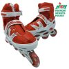 Xmbt Skates in-line adjustable (Size: 31_34, Colour: Red)